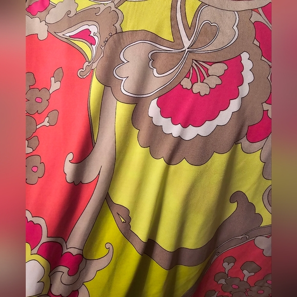 LAST CALL🍂 Trina Turk Mod psychedelic Pucci print colorful dress stretchy - Picture 9 of 14
